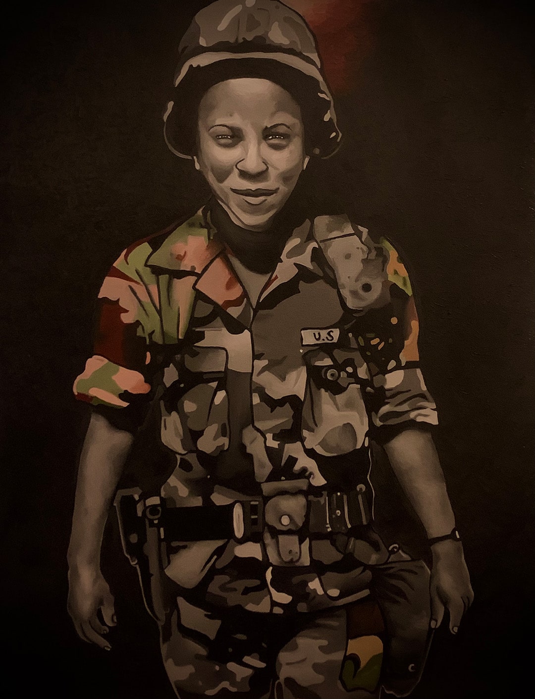Lieutenant Colonel Linda Walker, Oil On Canvas by Sydnei SmithJordan
