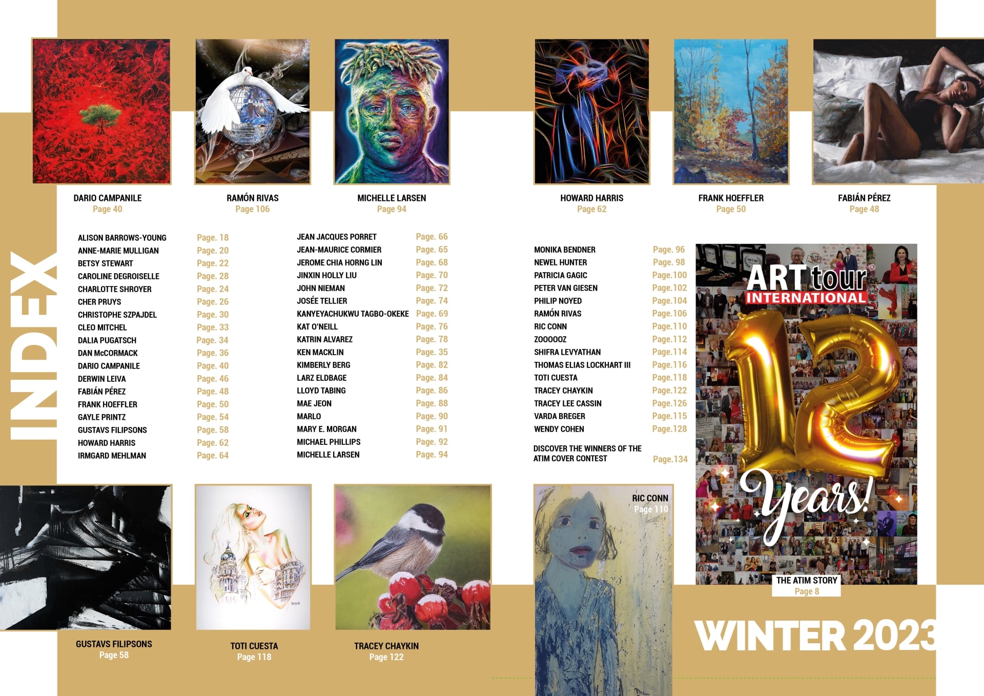 2023 Winter Issue INDEX ArtTour international 2