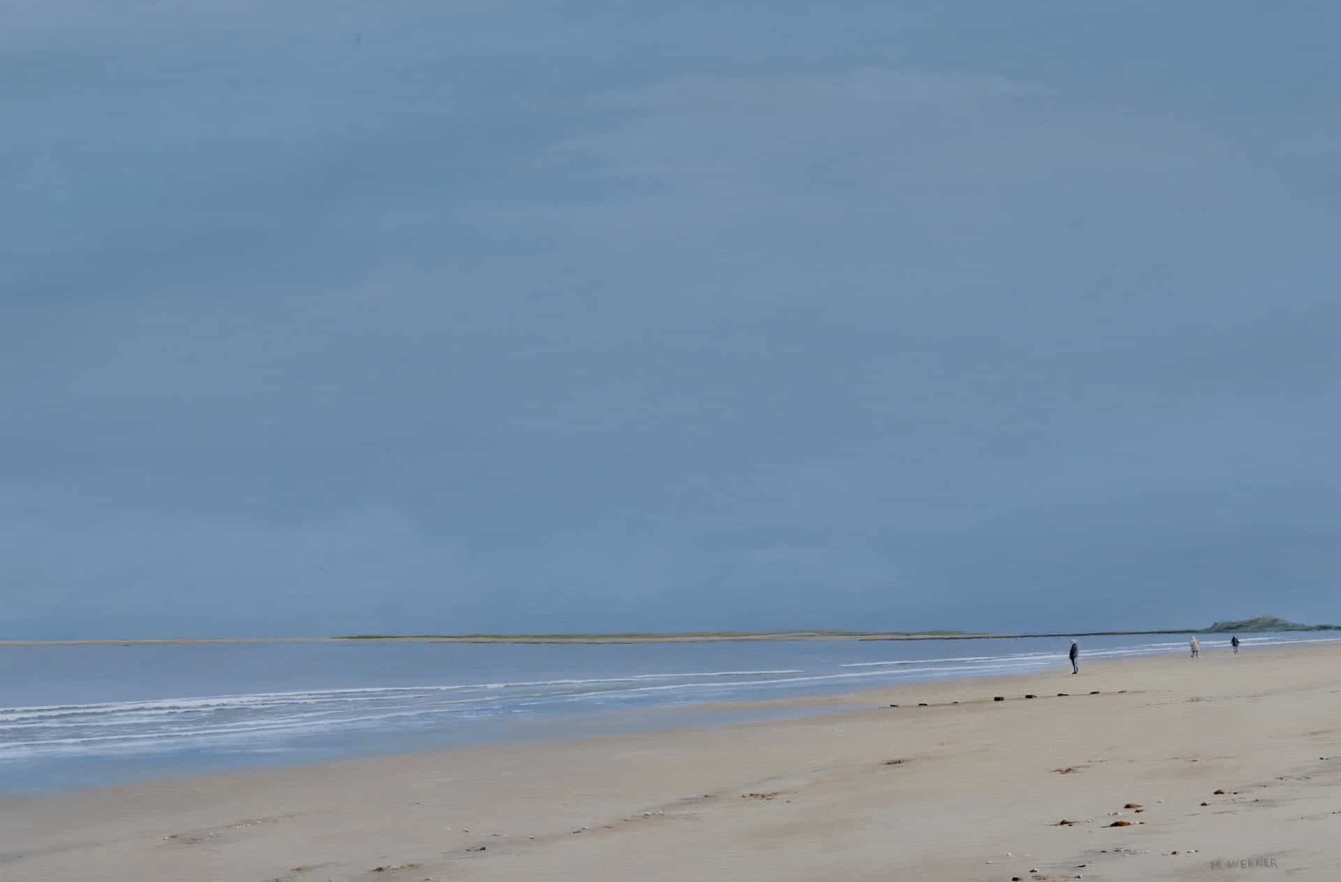 Brancaster Beach - Acrylic and Canvas by Max Werner