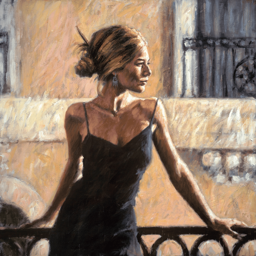 Balcony at Buenos Aires by Fabian Perez