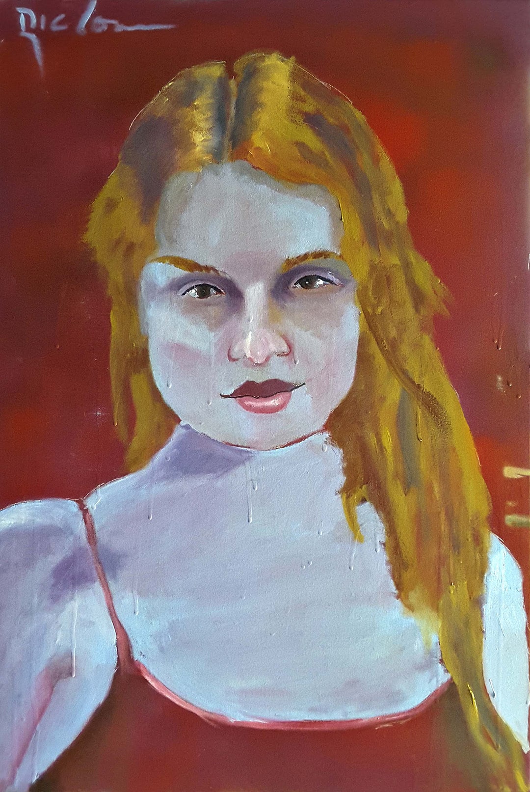 "She Is Inferior To No One" Oil by Ric Conn