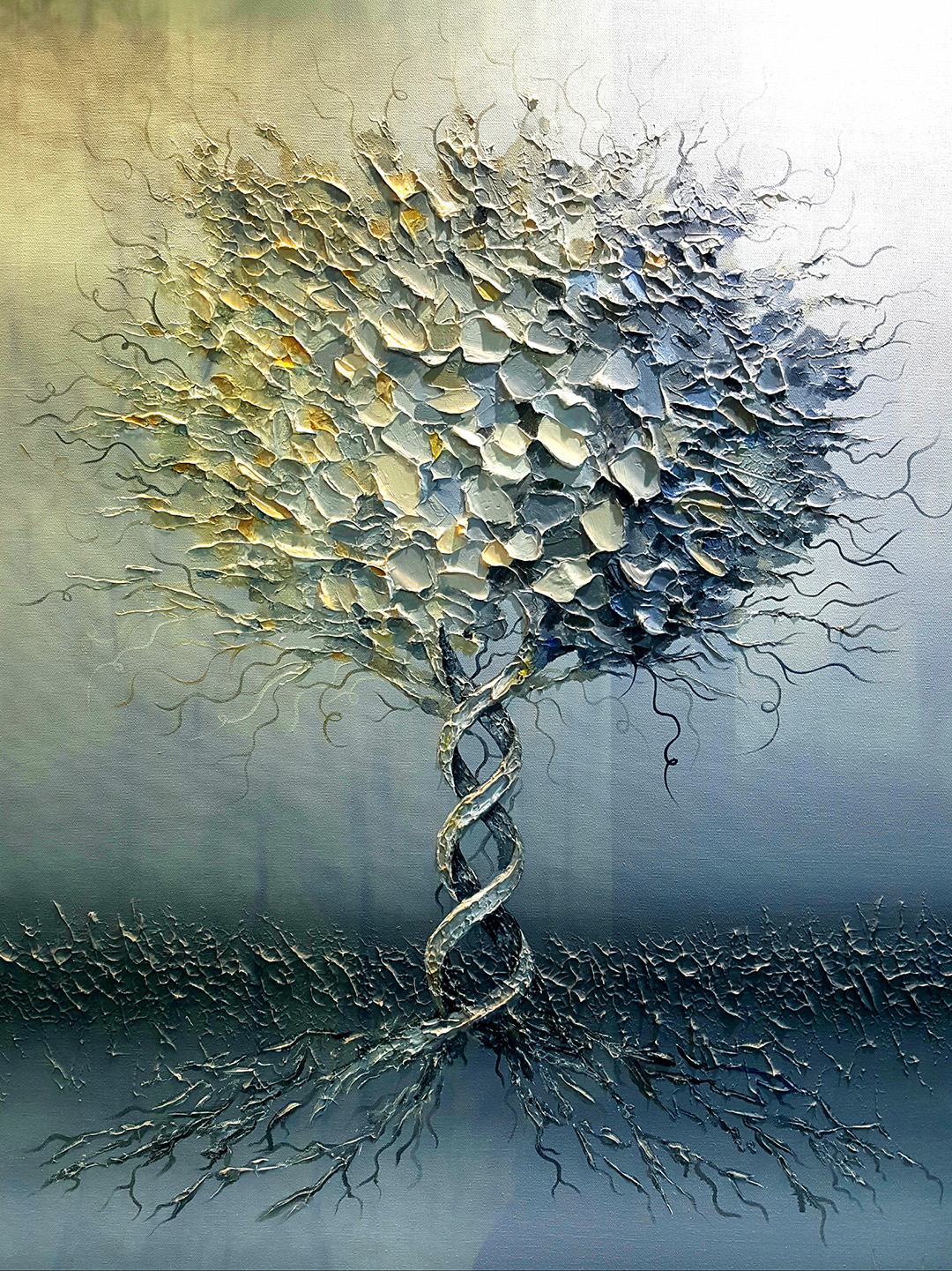 "The Tree of Life" Oil on Canvas, 40x30in by Alexandru Darida
