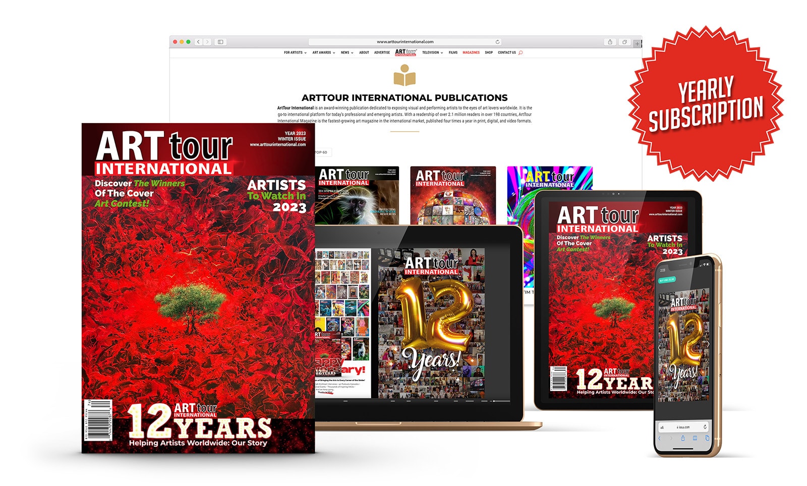 Subscribe to ArtTour International Magazine