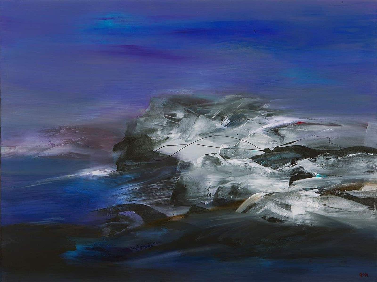 "Serenity" Acrylic on Canvas, 36"x48" by Patricia Karen Gagic