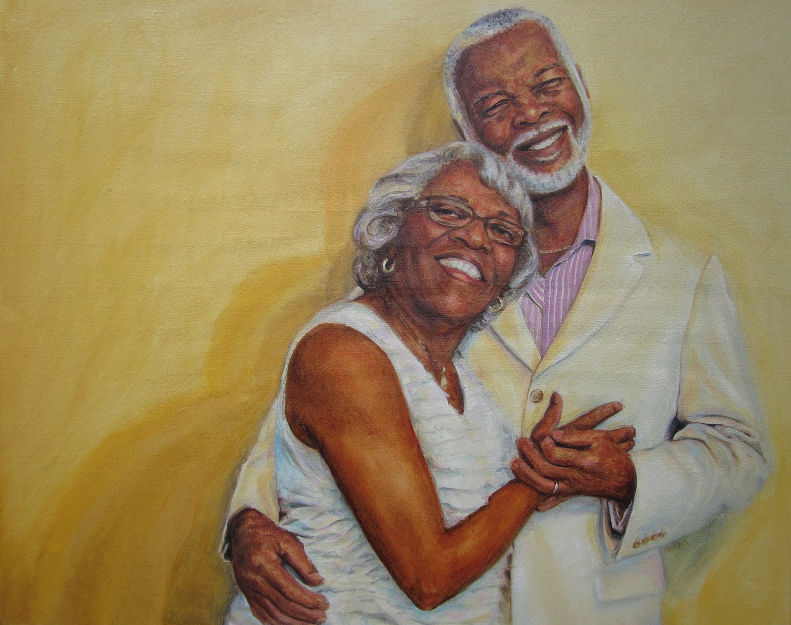 "Rawle and Daphane" Oil by Morag Webster