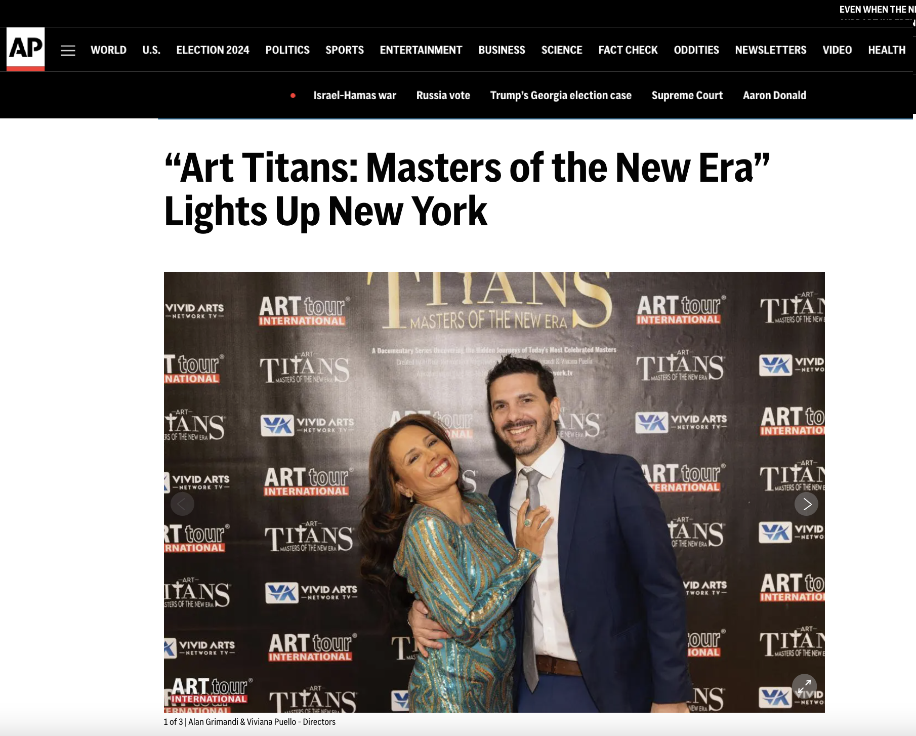 Art Titans — Masters of the New Era | ArtTour International Associated Press — Art Titans