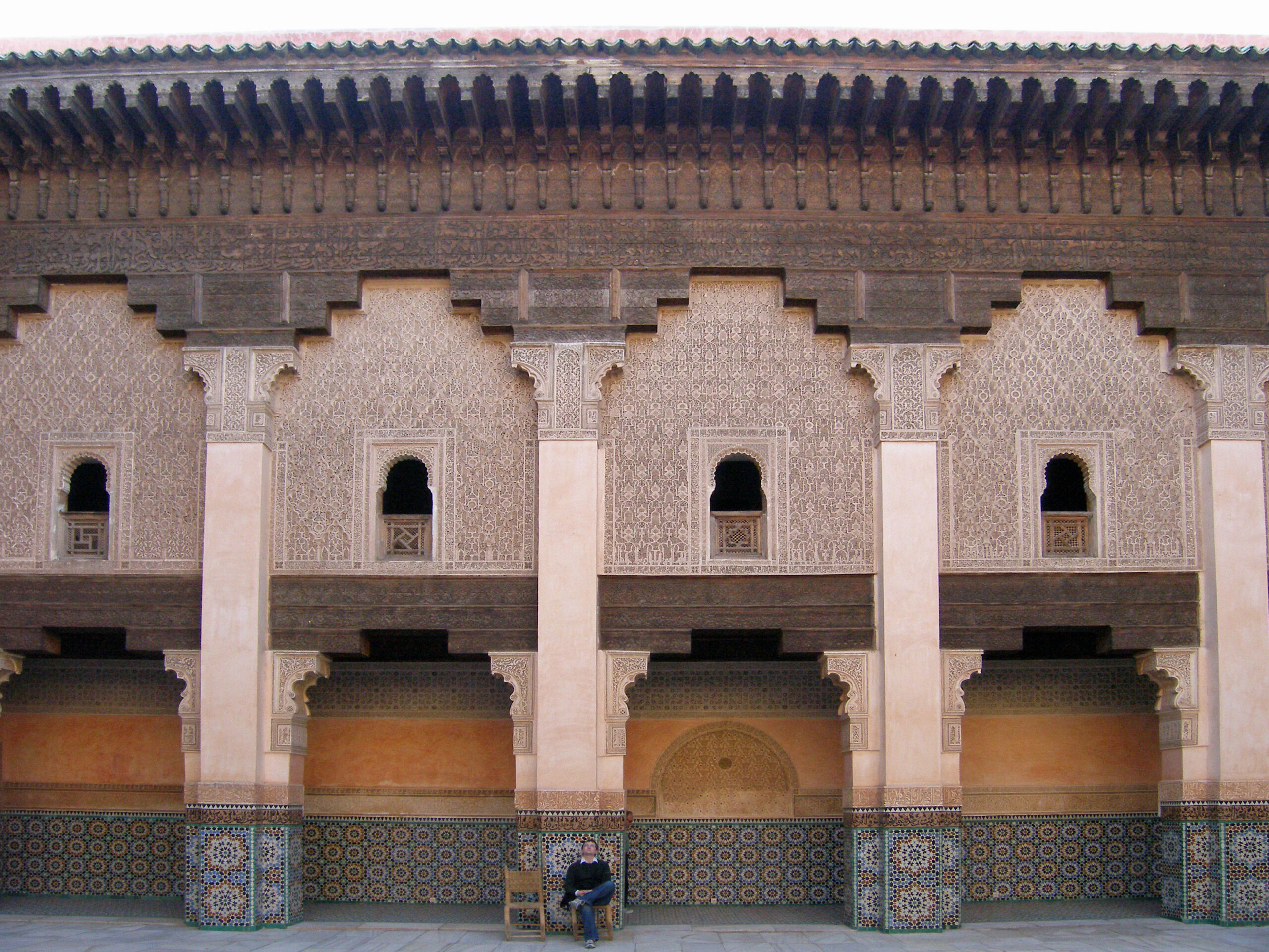Field: featured image The courtyard of Ben Youssef Madrasa, Marrakech.