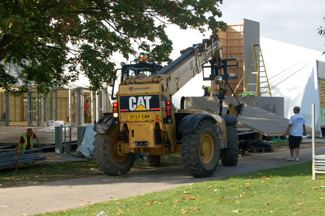 Field: featured image Marquees being erected in Regent’s Park for a past Frieze Art Fair
